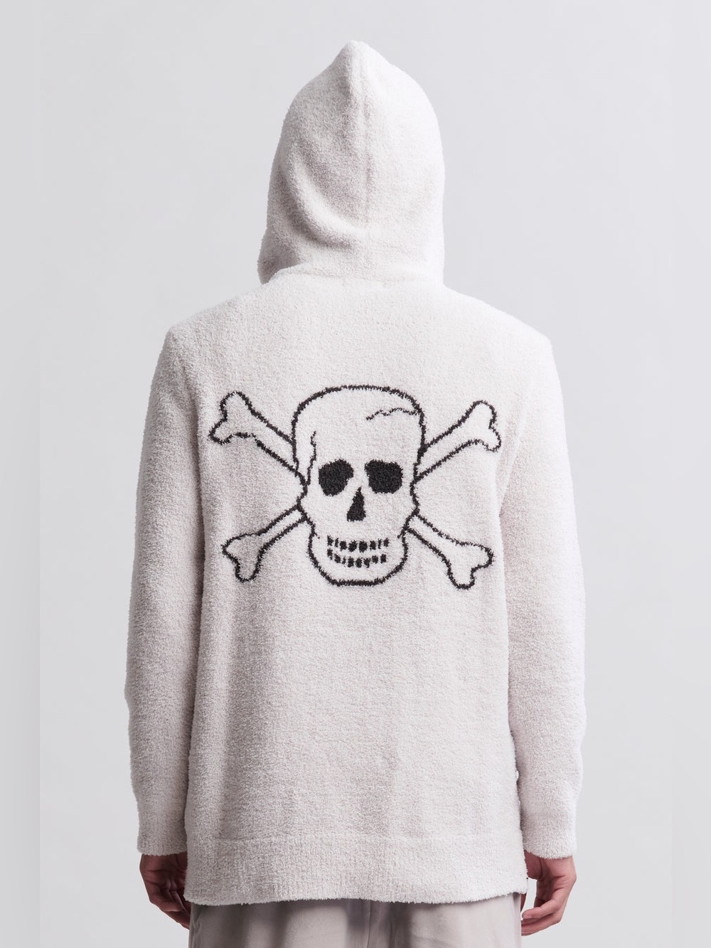 EUC Barefoot Dreams CozyChic Skull Hoodie